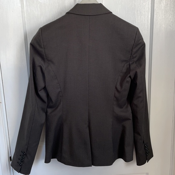 Brown blazer and skirt set, size 4 - Picture 2 of 4